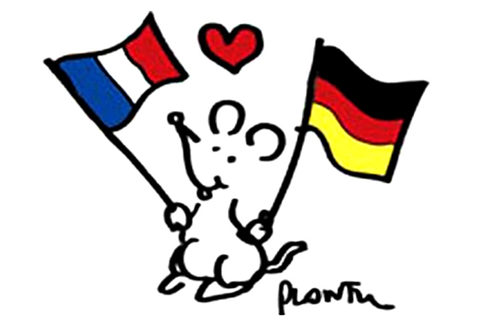 Deutsch-französische Maus