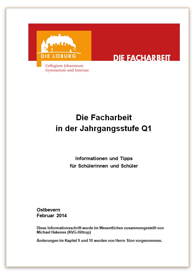 Facharbeit Facharbeit